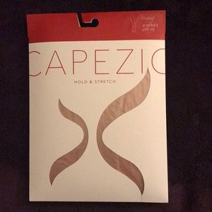 Capezio hold & stretch plus size footed tights